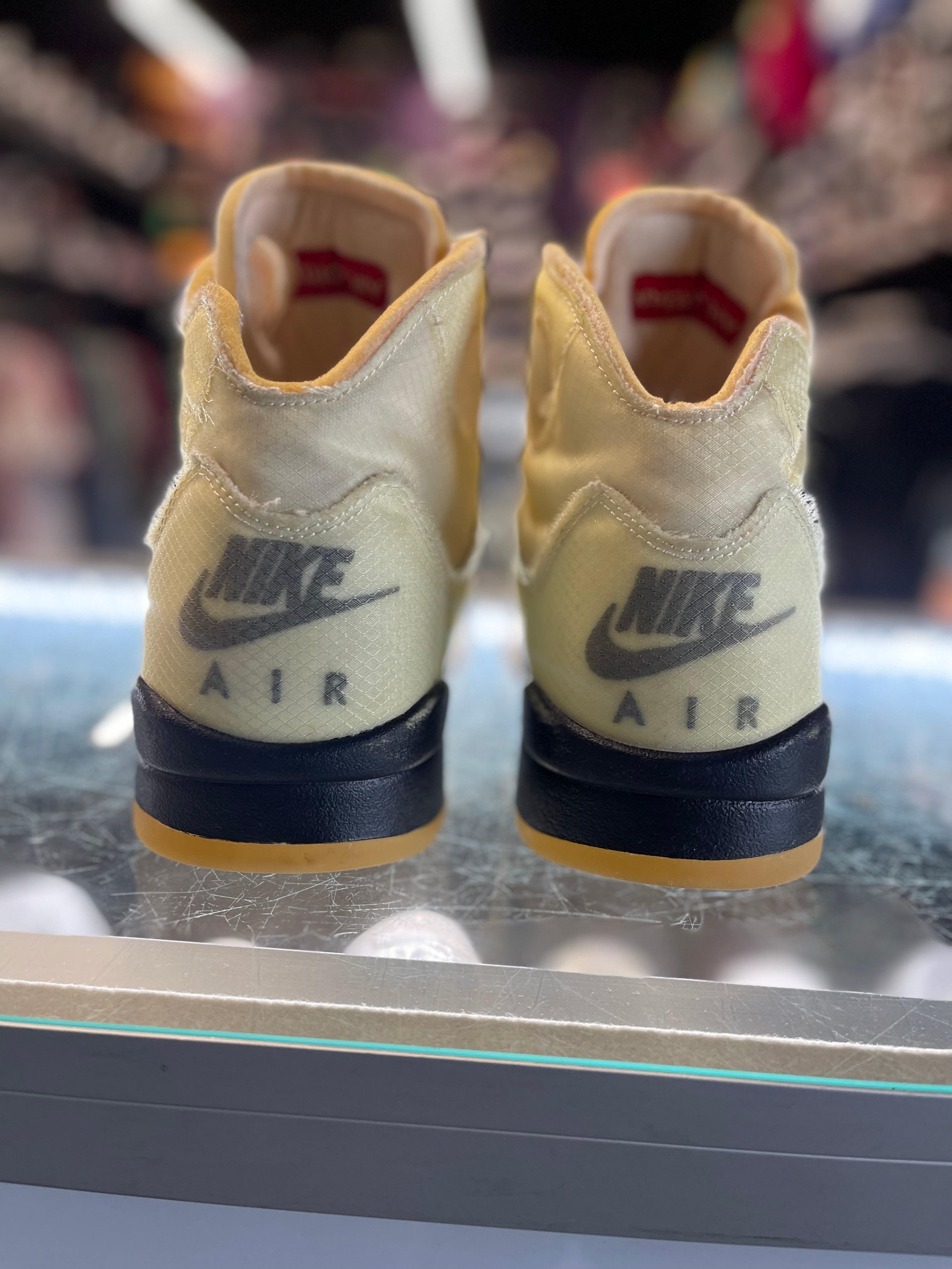 2020 Air Jordan Retro 5 "Off-White Sail"