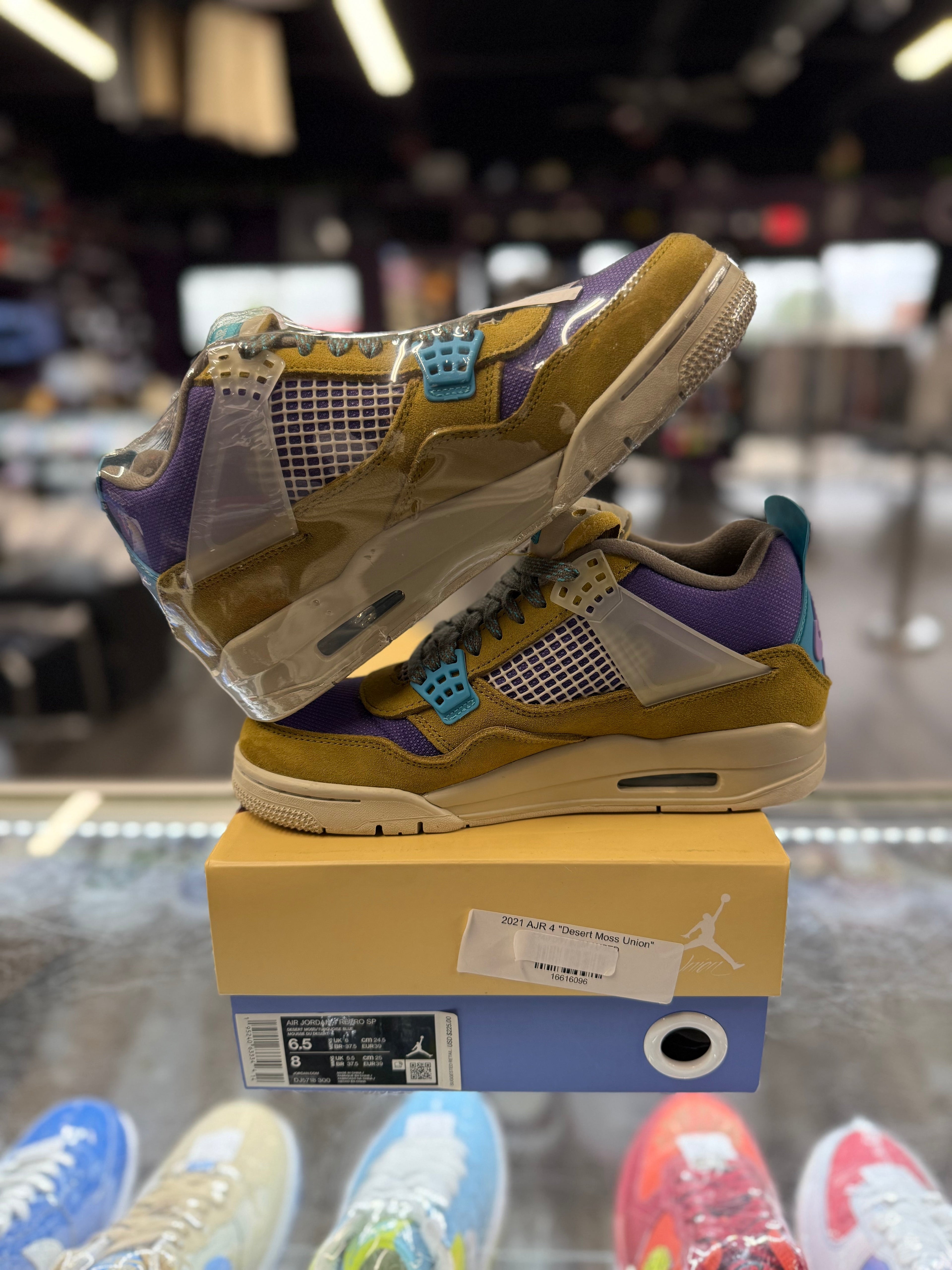 2021 Air Jordan Retro 4 "Desert Moss Union"