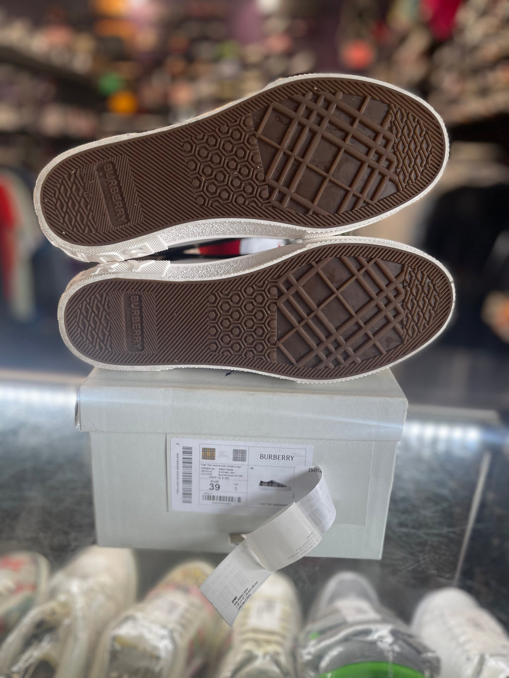 Burberry Check Low-Top "Black/Beige"