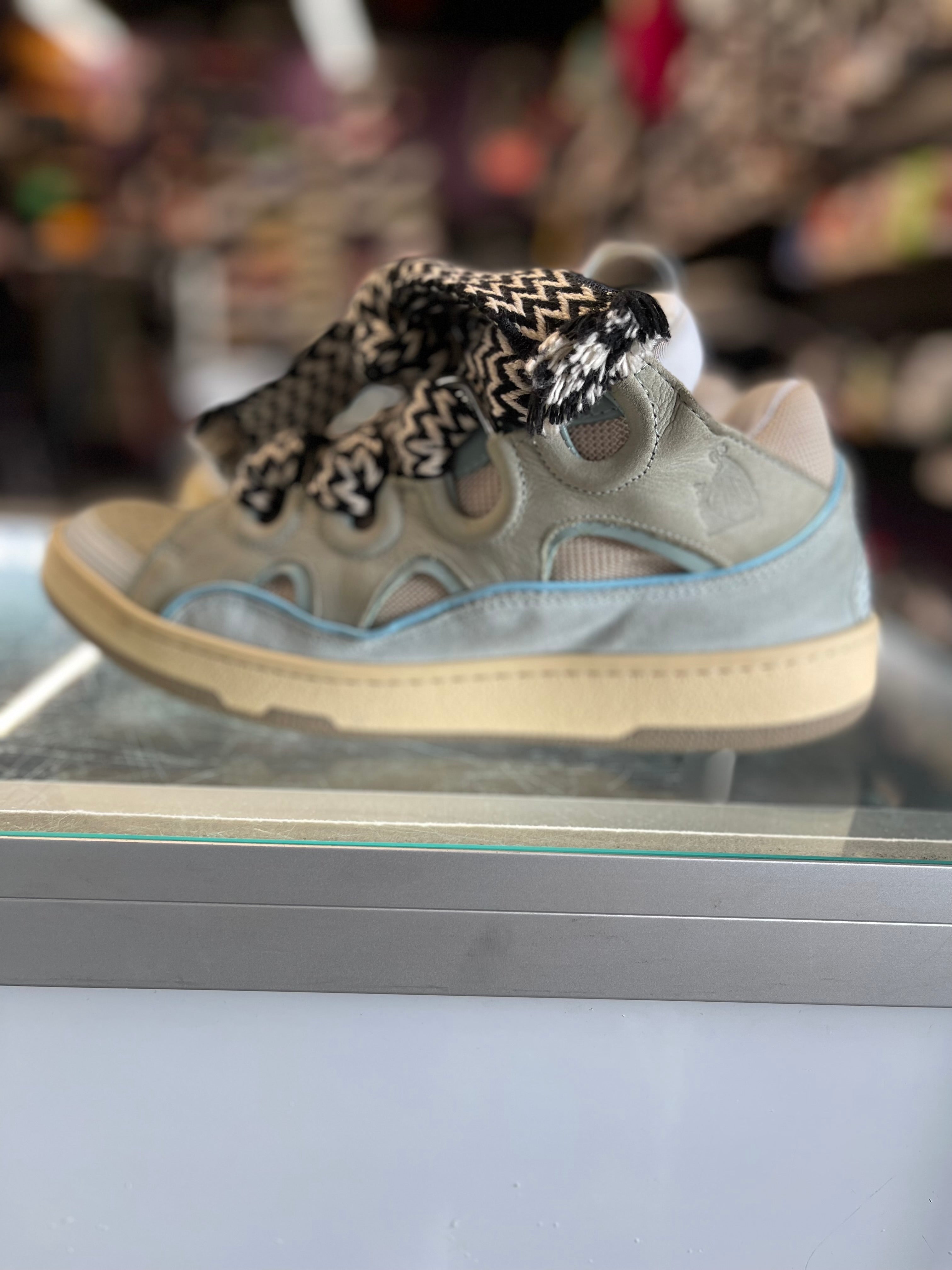 Lanvin Curb Sneaker "Light Blue Mint"