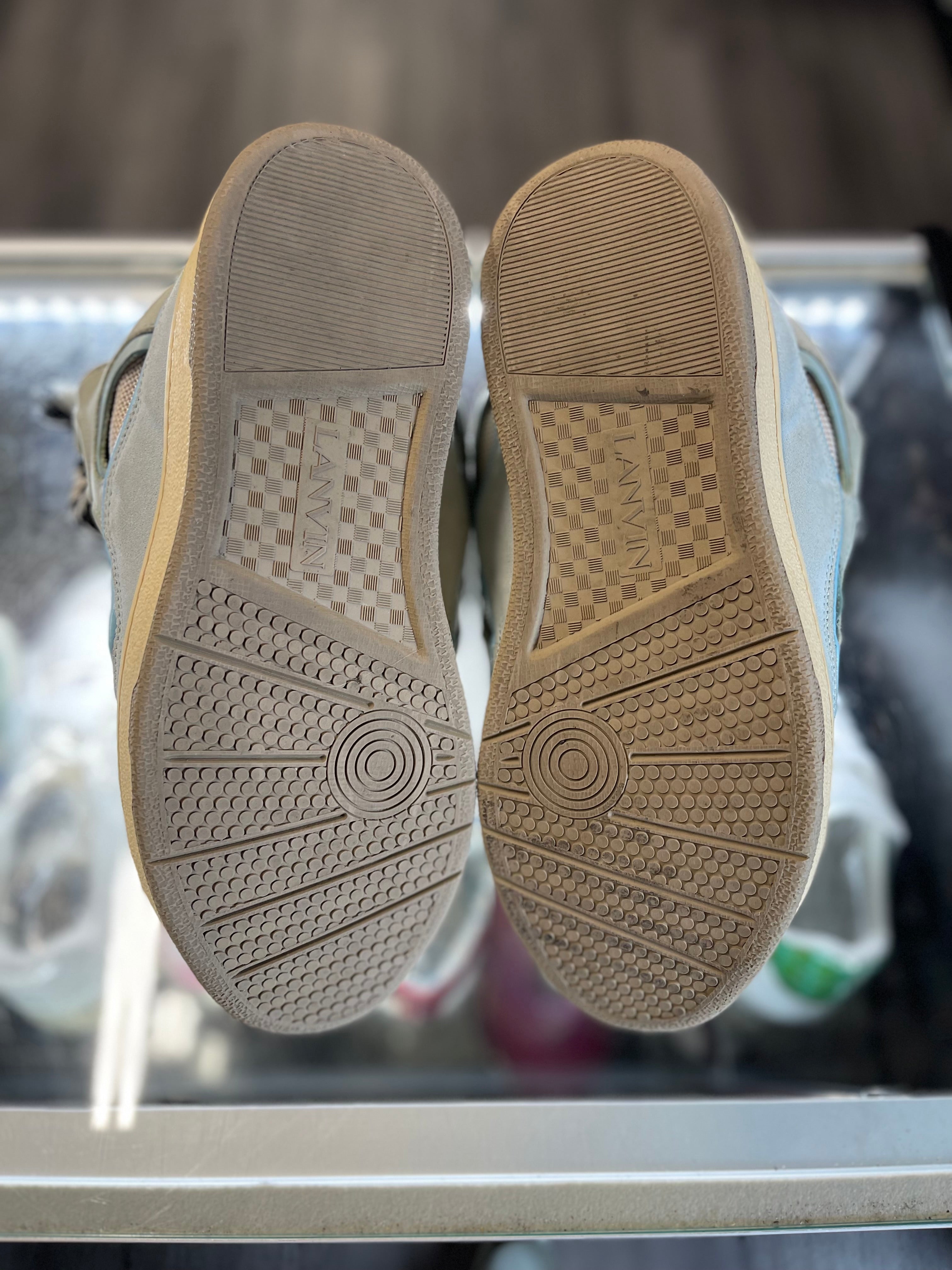 Lanvin Curb Sneaker "Light Blue Mint"