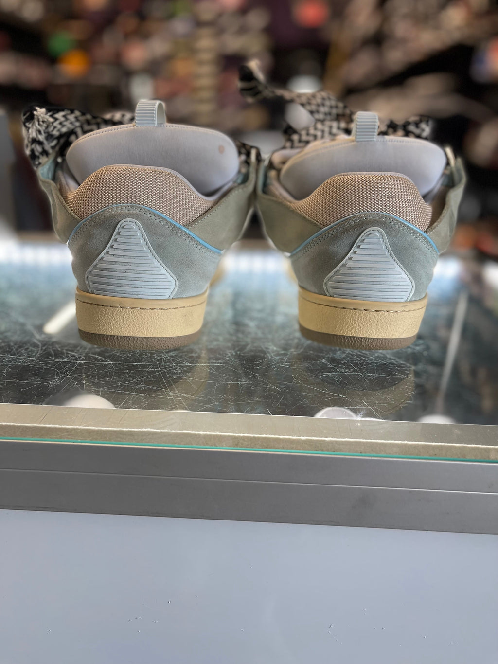 Lanvin Curb Sneaker "Light Blue Mint"