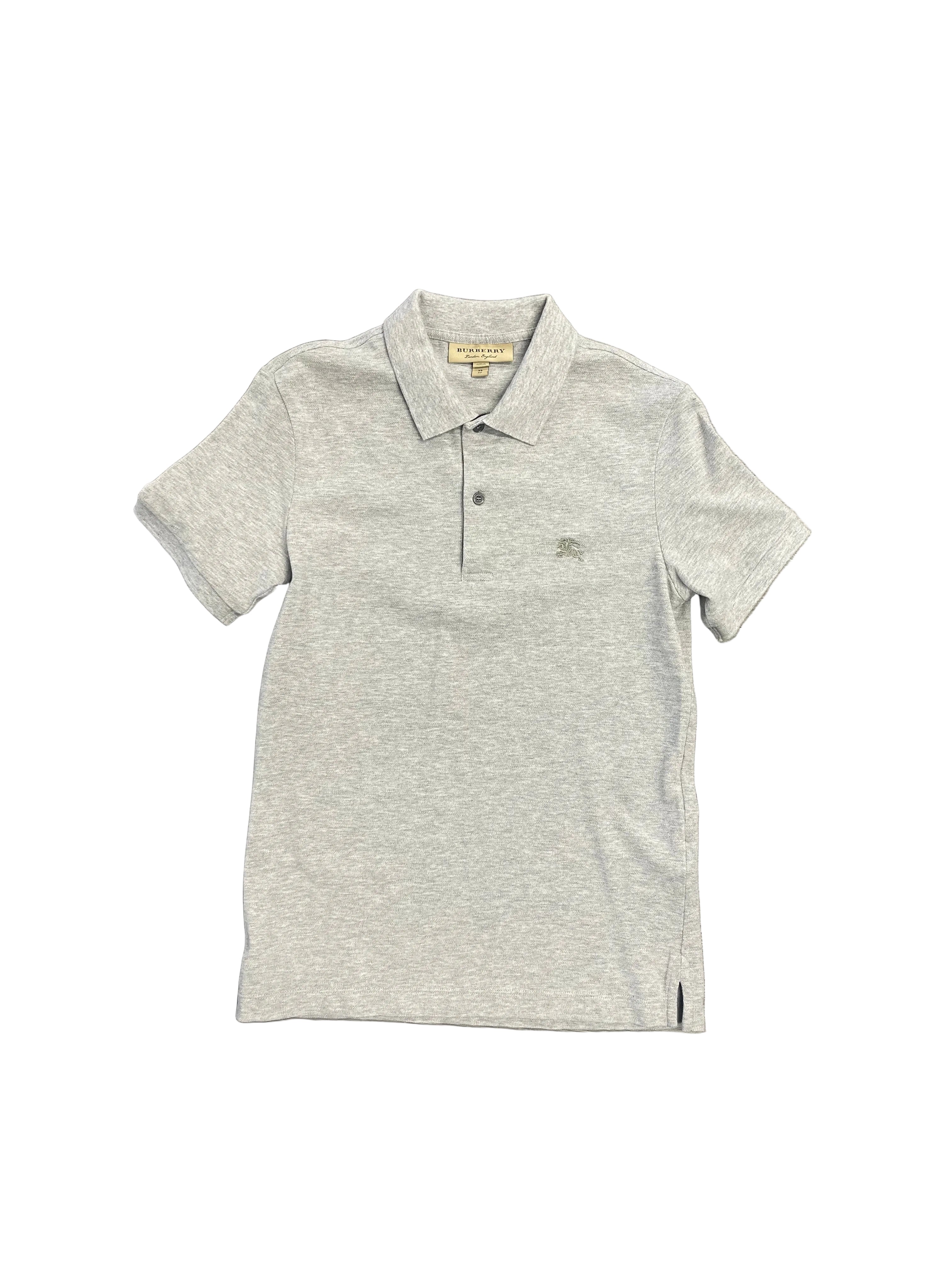 Burberry Collar Shirt "Grey/Beige Print"
