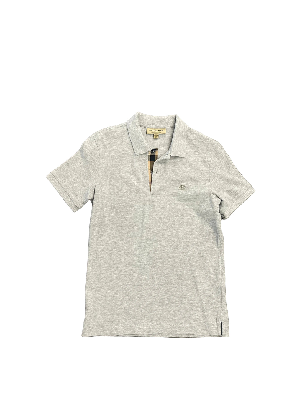 Burberry Collar Shirt "Grey/Beige Print"