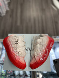 Lanvin Curb Sneaker "White/Red”