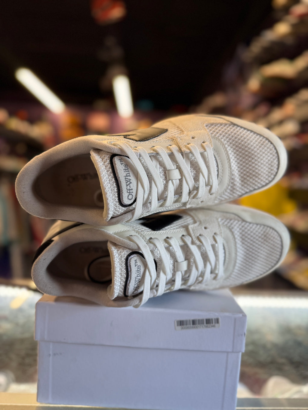 Off White Out Of Office Mesh "White/Black"