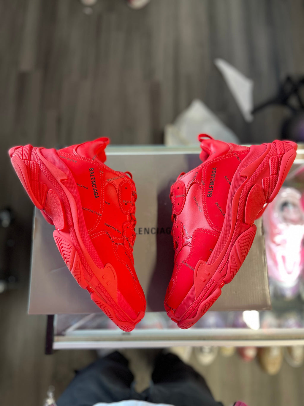 Balenciaga Triple S "All Over Red"