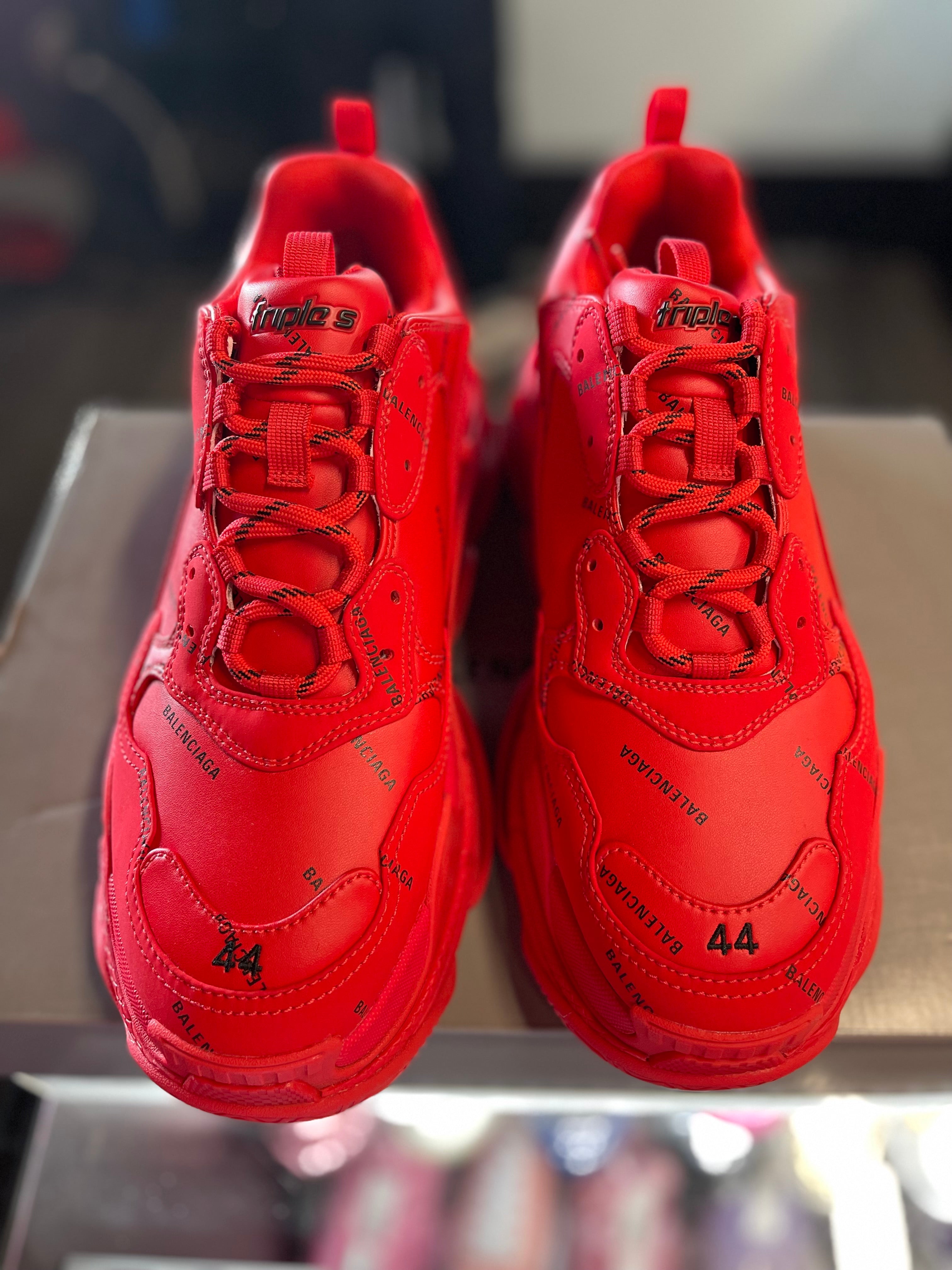 Balenciaga Triple S "All Over Red"