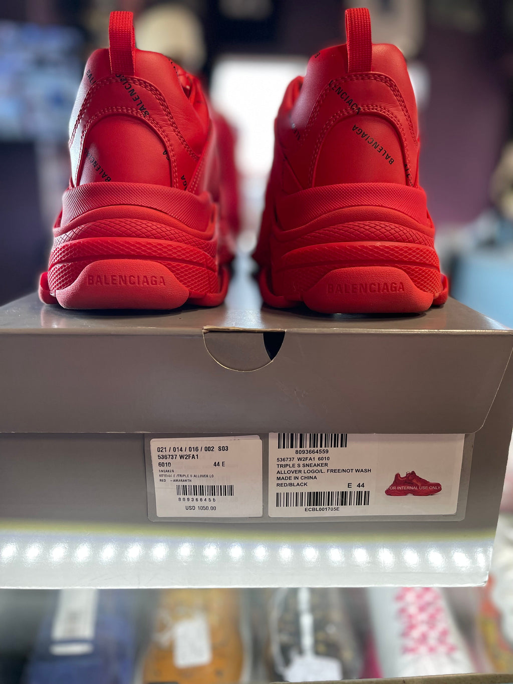 Balenciaga Triple S "All Over Red"