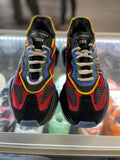 Dolce & Gabbana Airmaster "Mixed Media Sneakers Blue Red"