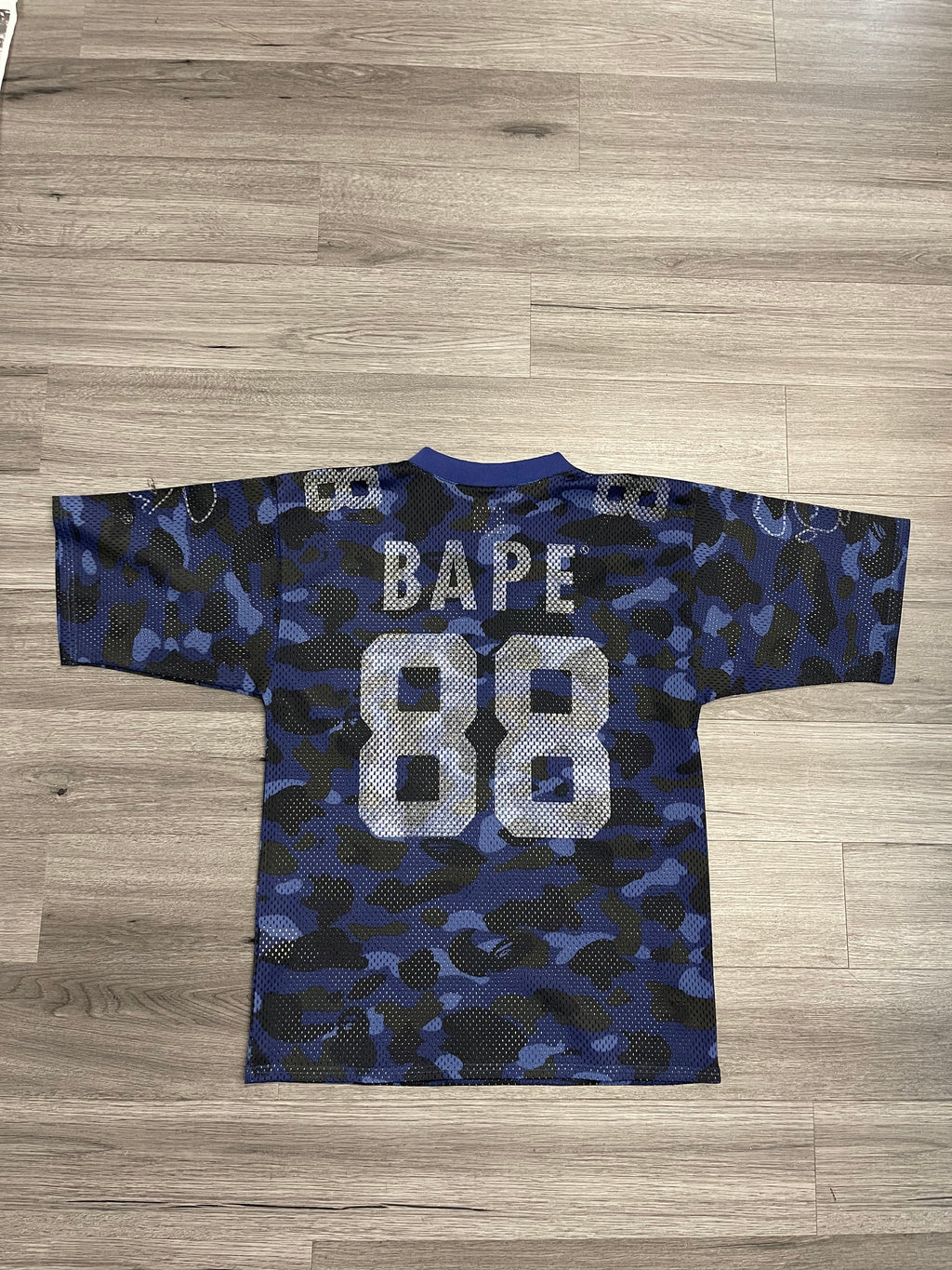 Bape Camo Vintage Jersey "Blue"