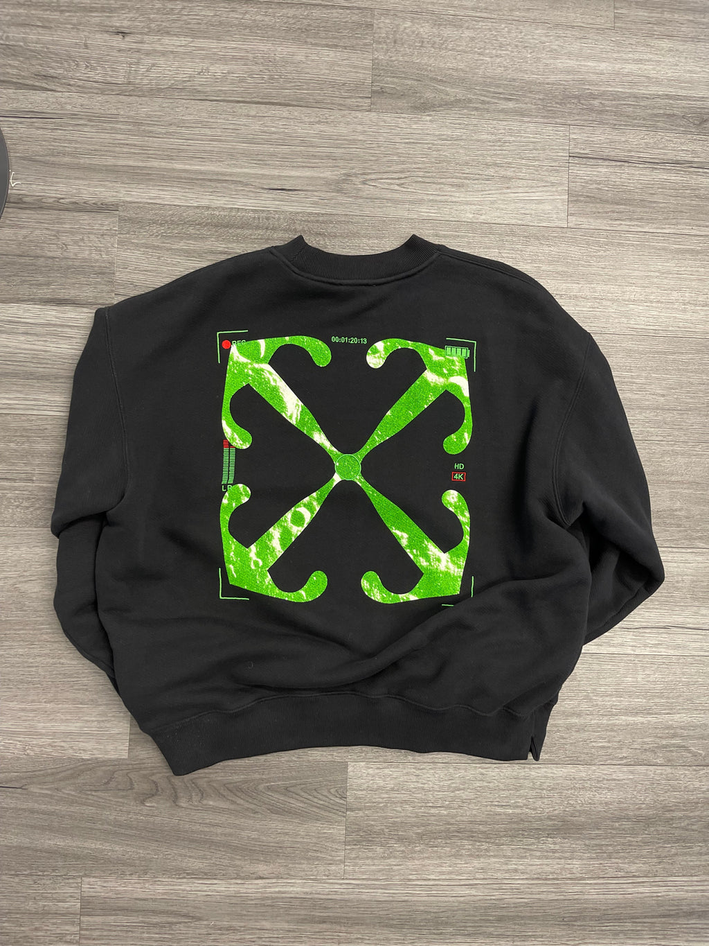 Off White Moon Arrow Crew Neck