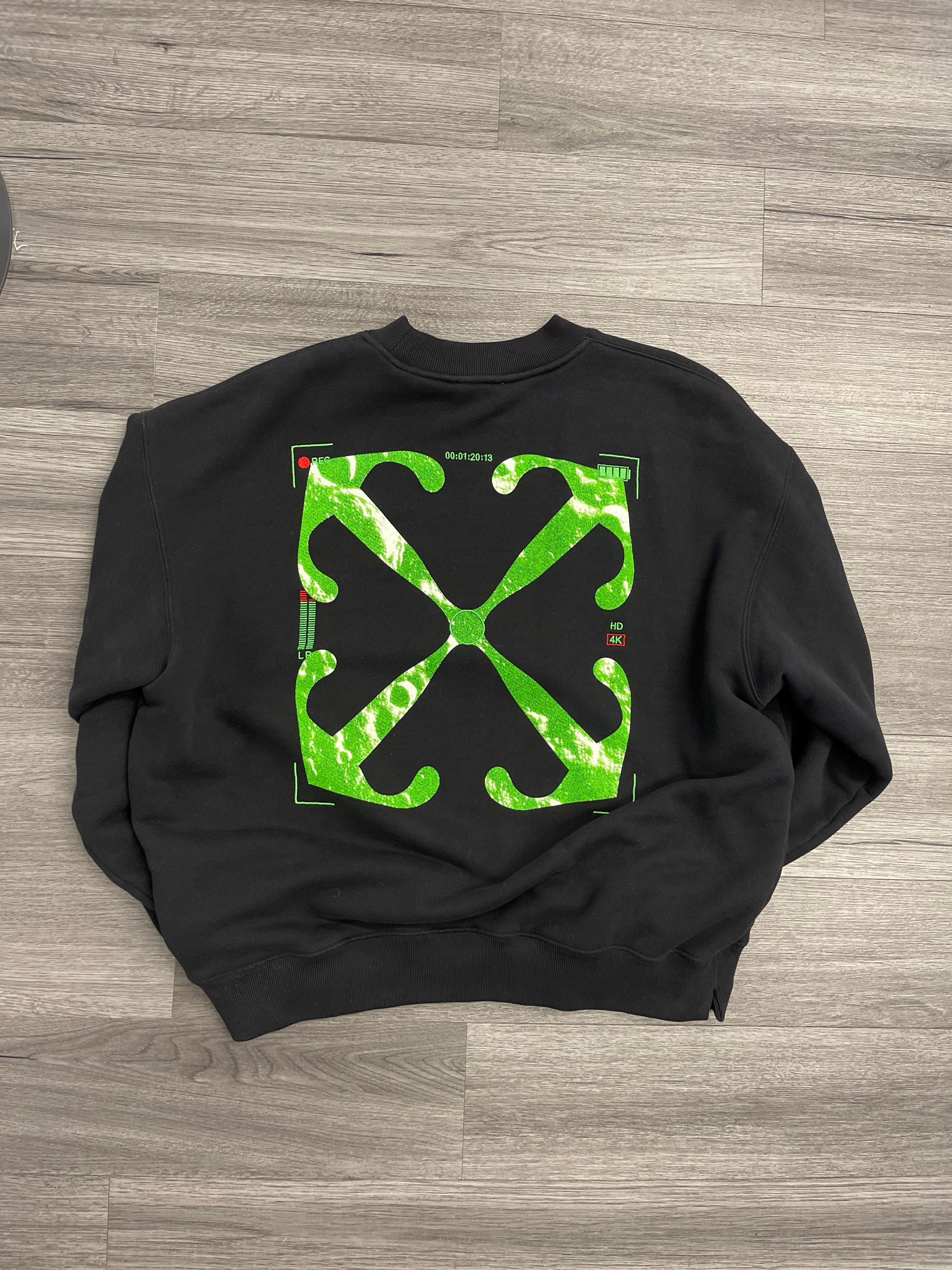 Off White Moon Arrow Crew Neck