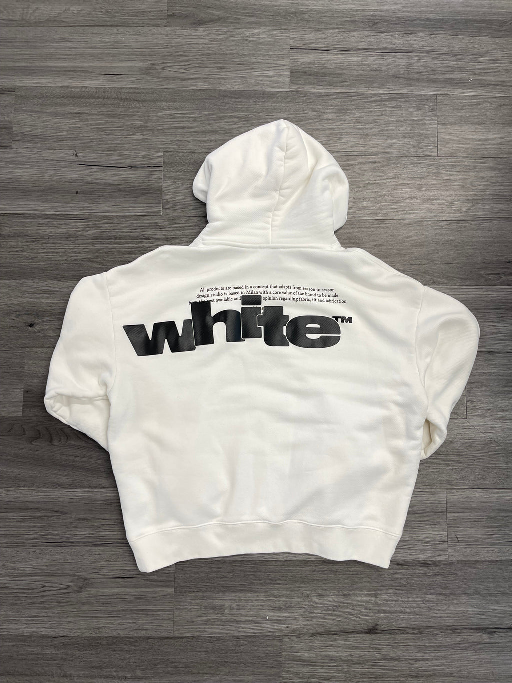 Off-White Hoodie "Black White"