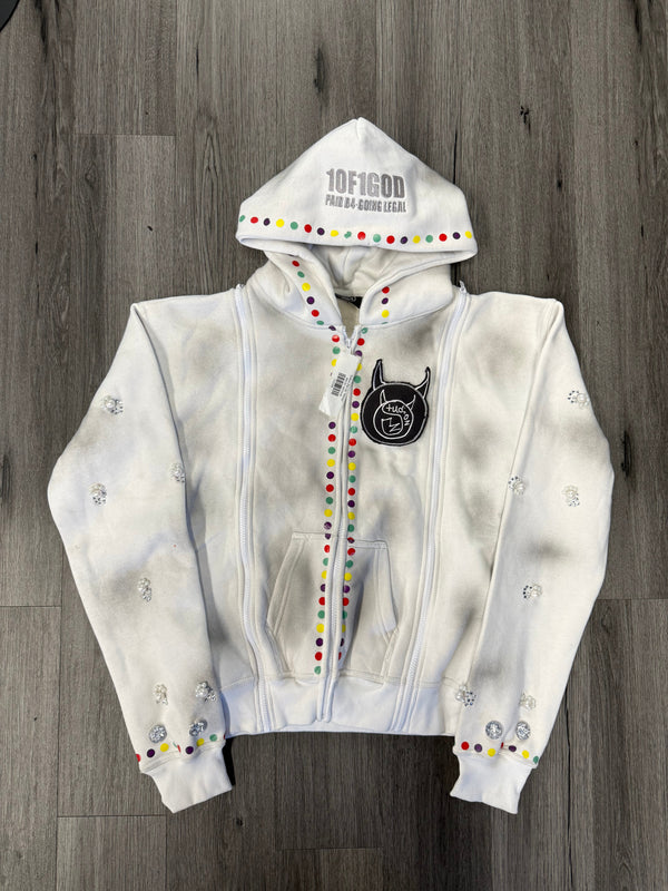 Tudion Zip Up "White"
