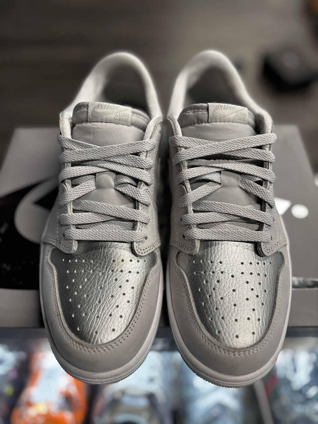 2024 Air Jordan Retro 1 Low "OG Metallic Silver"