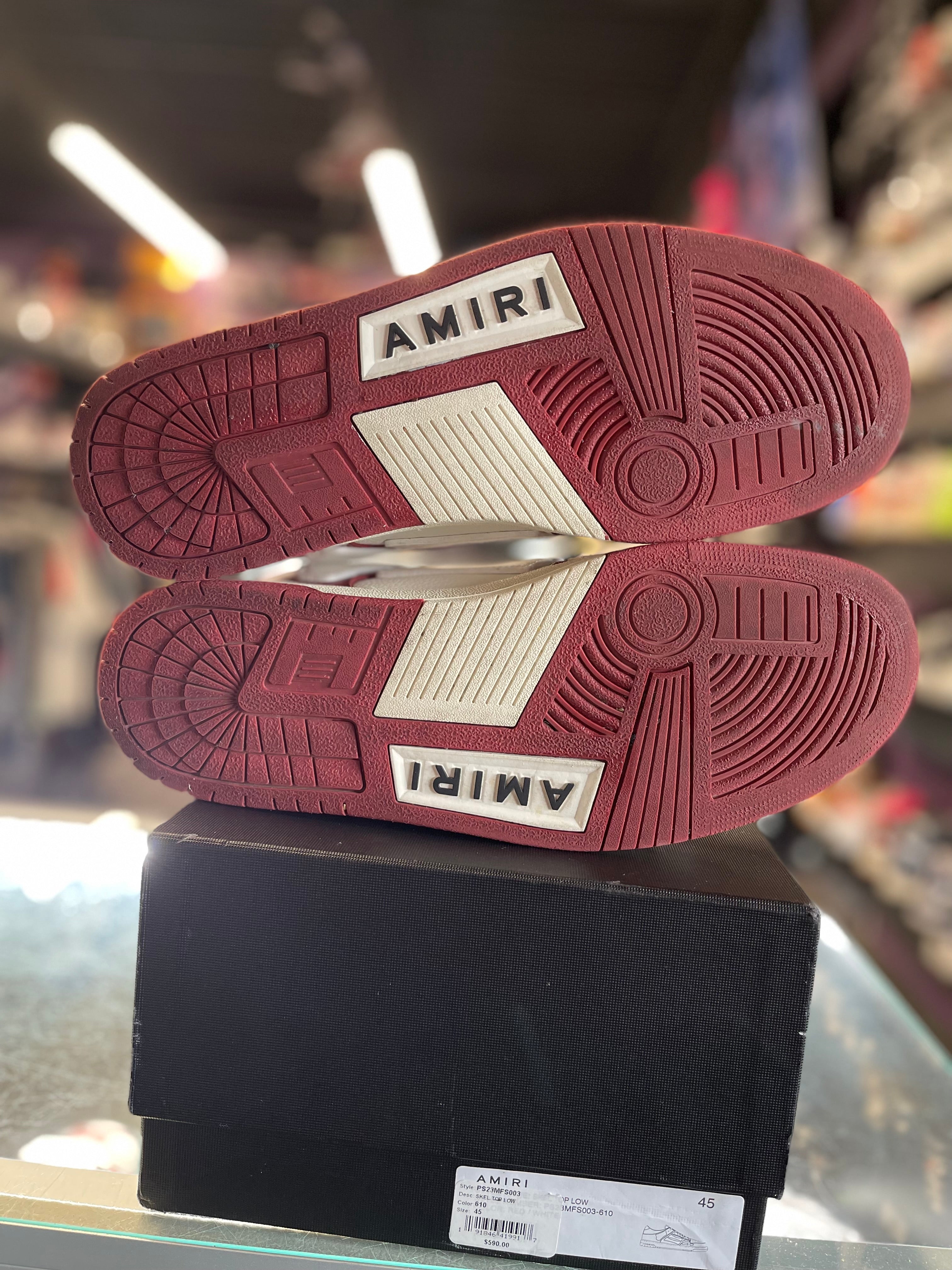 Amiri Skel Low "Burgndy"