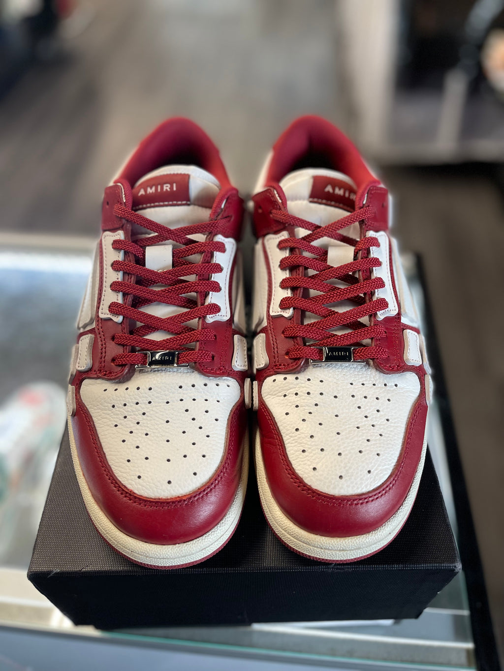 Amiri Skel Low "Burgndy"