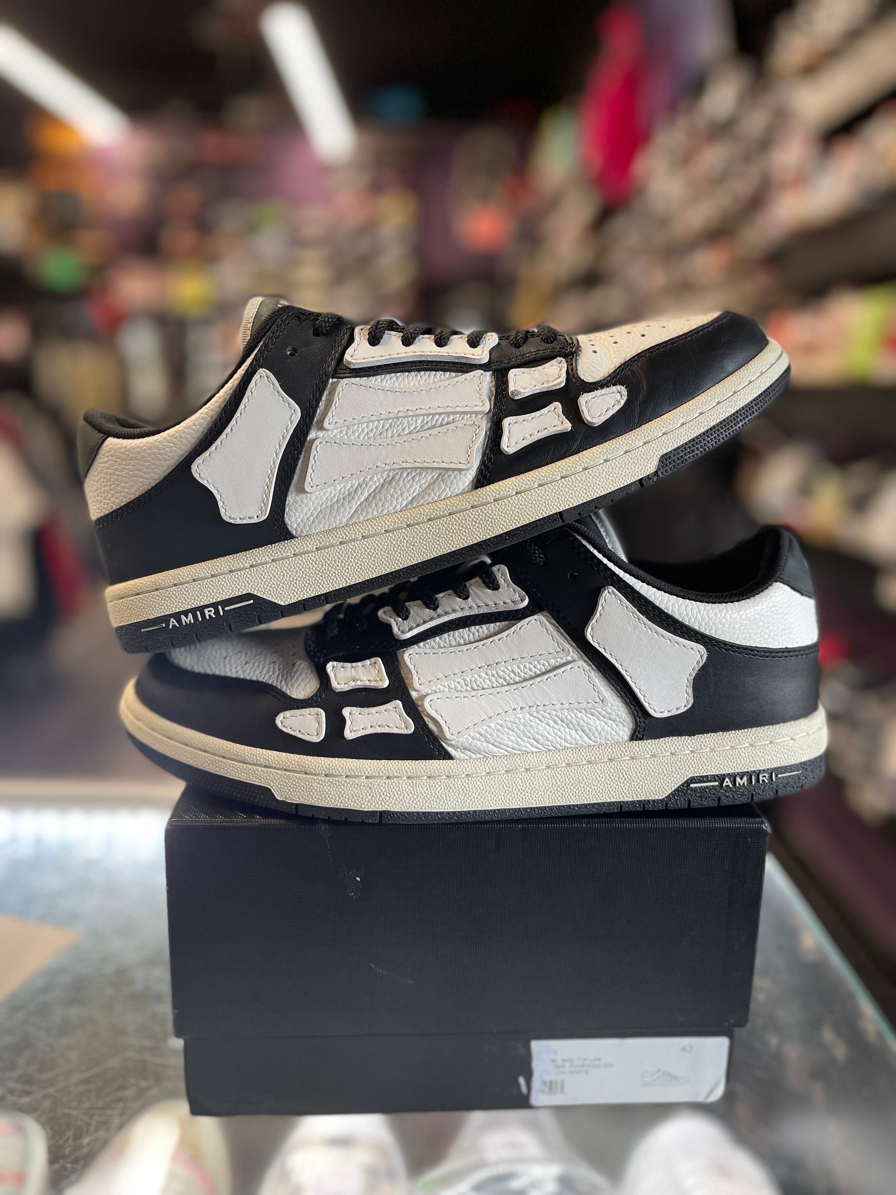 Amiri Skel Low "Black/white"