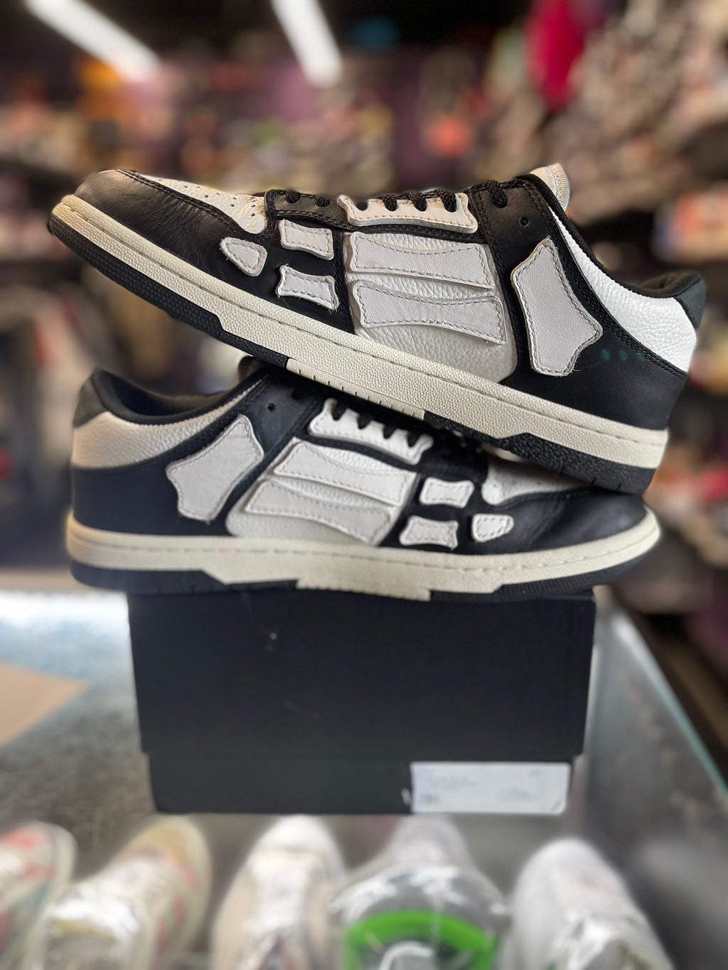 Amiri Skel Low "Black/white"