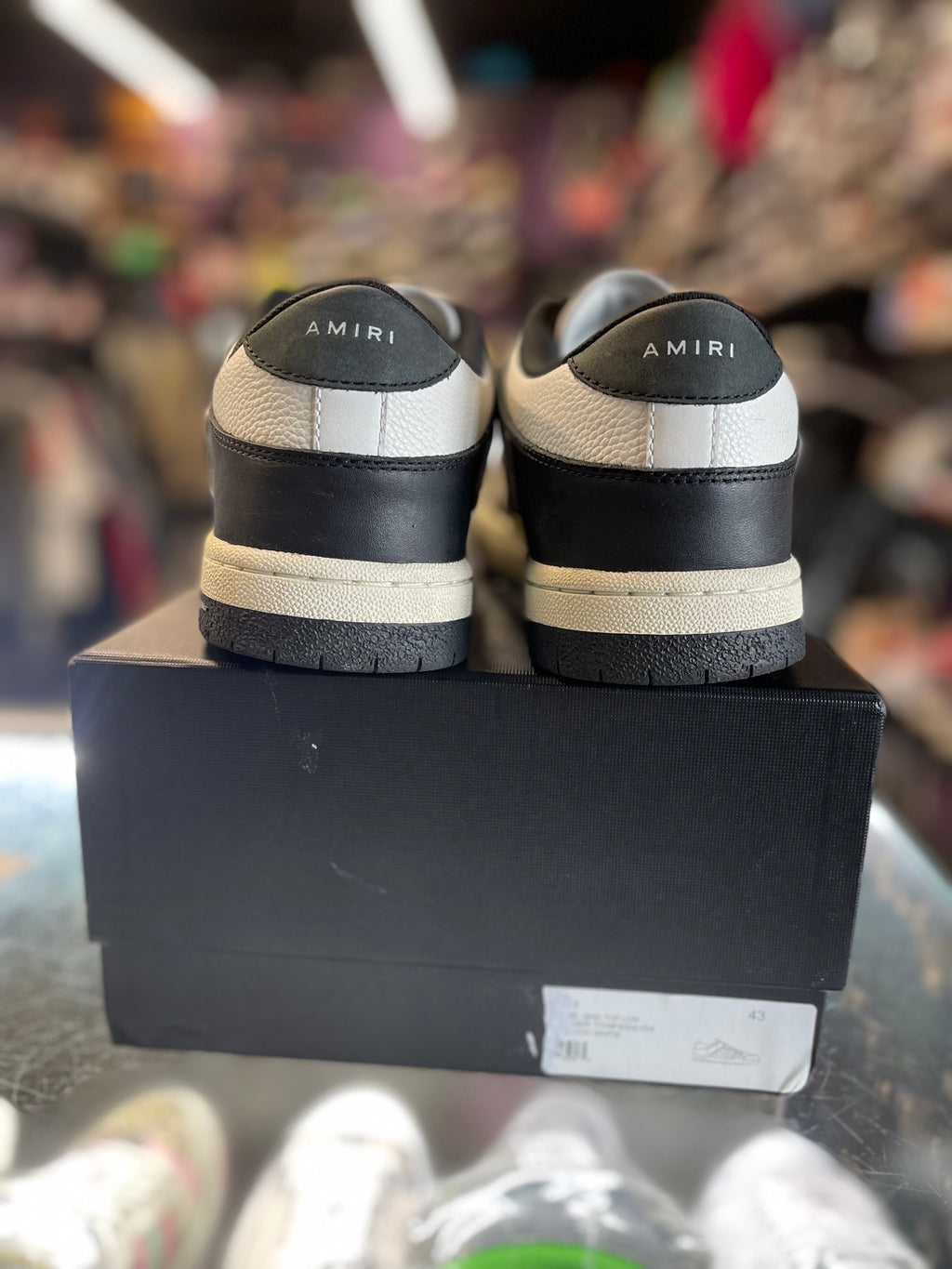 Amiri Skel Low "Black/white"