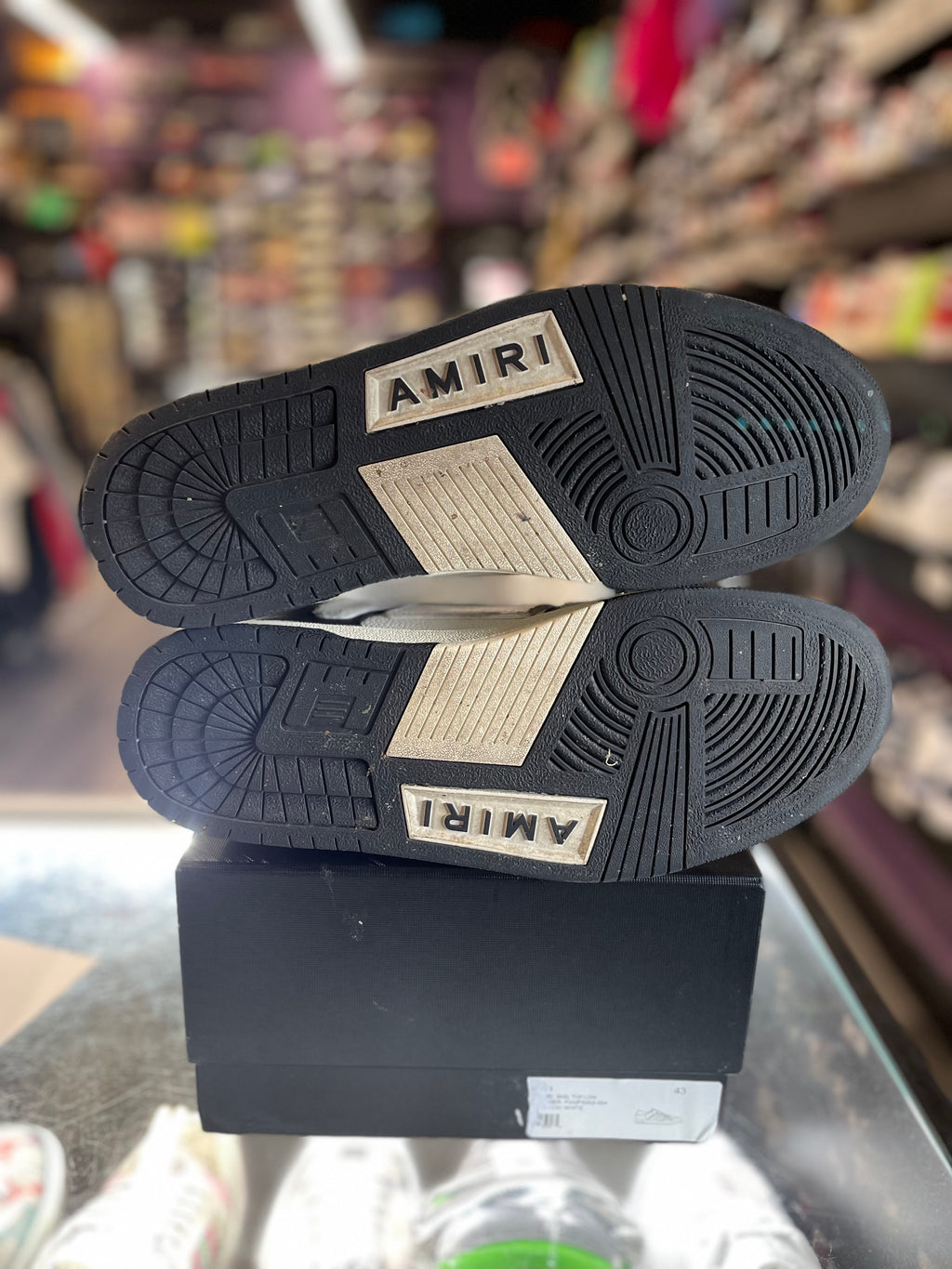 Amiri Skel Low "Black/white"