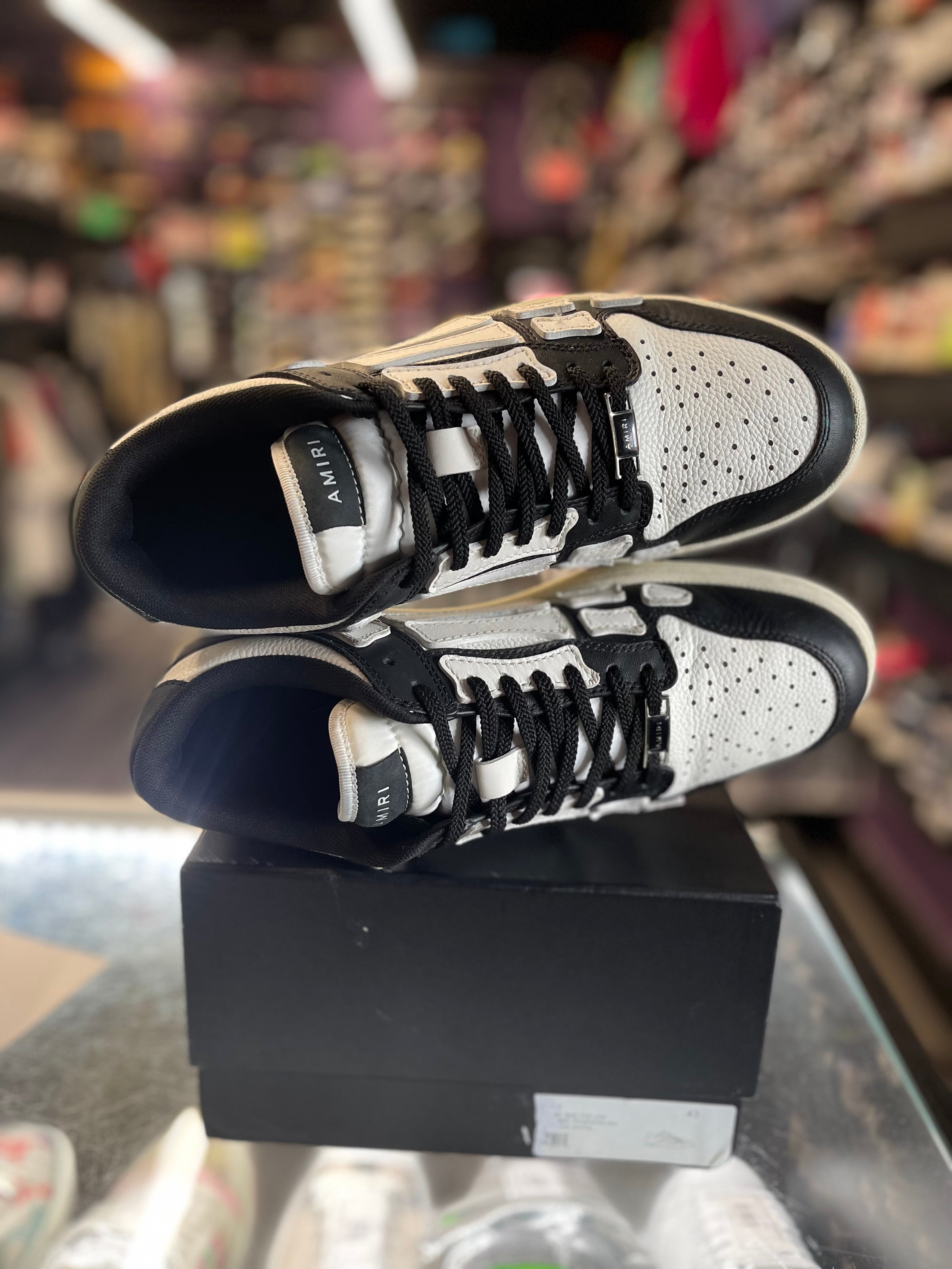 Amiri Skel Low "Black/white"