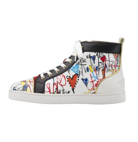 Christian Louboutin Louis Flat "Loubitag Print"