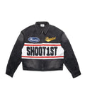 Shoot1st Denim Trucker Jacket "Black"