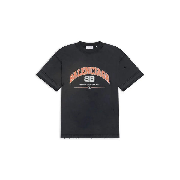 Balenciaga Maison Fondee 1917 Tee "Navy"