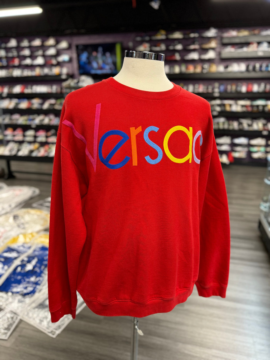 Versace Sweater "Red/Multi-Color"