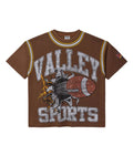 Valley State Tee Football "Brown"