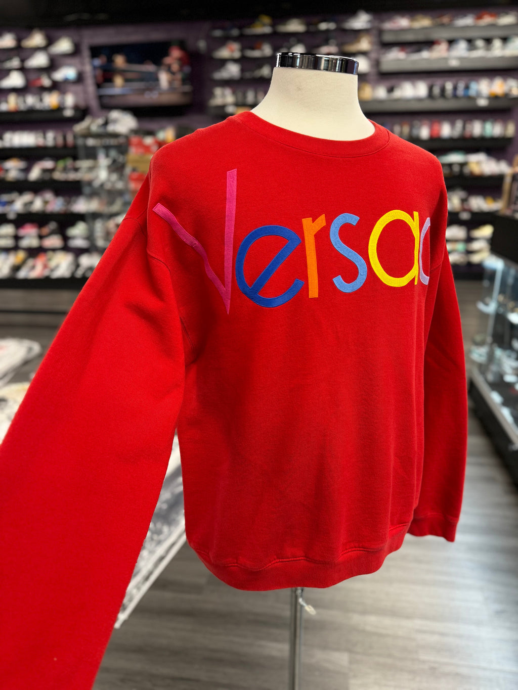 Versace Sweater "Red/Multi-Color"