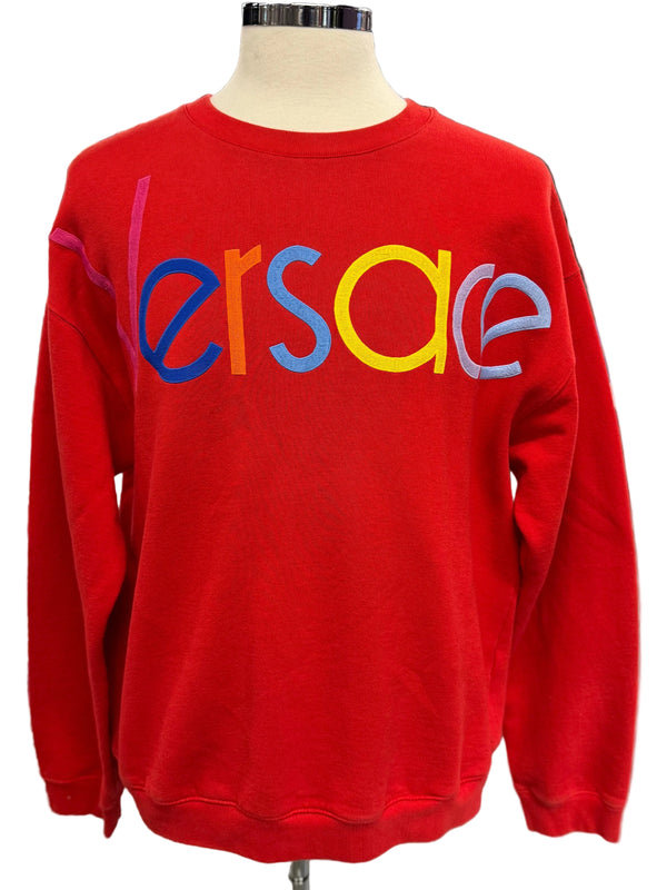 Versace Sweater "Red/Multi-Color"