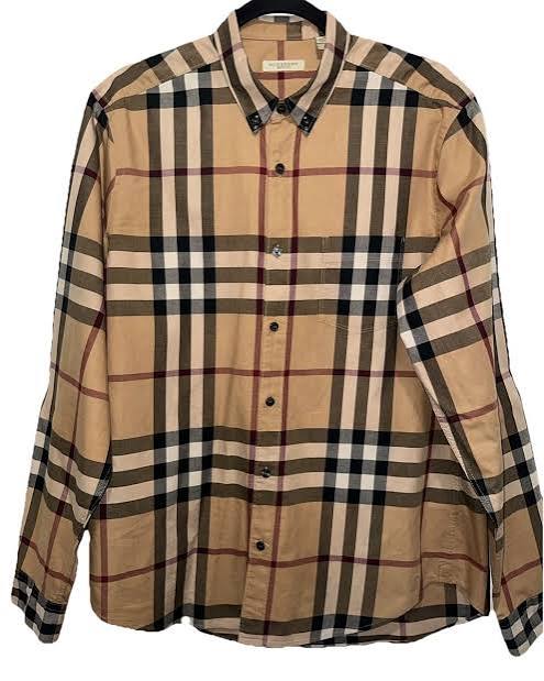 Burberry Button Plaid (L/S)