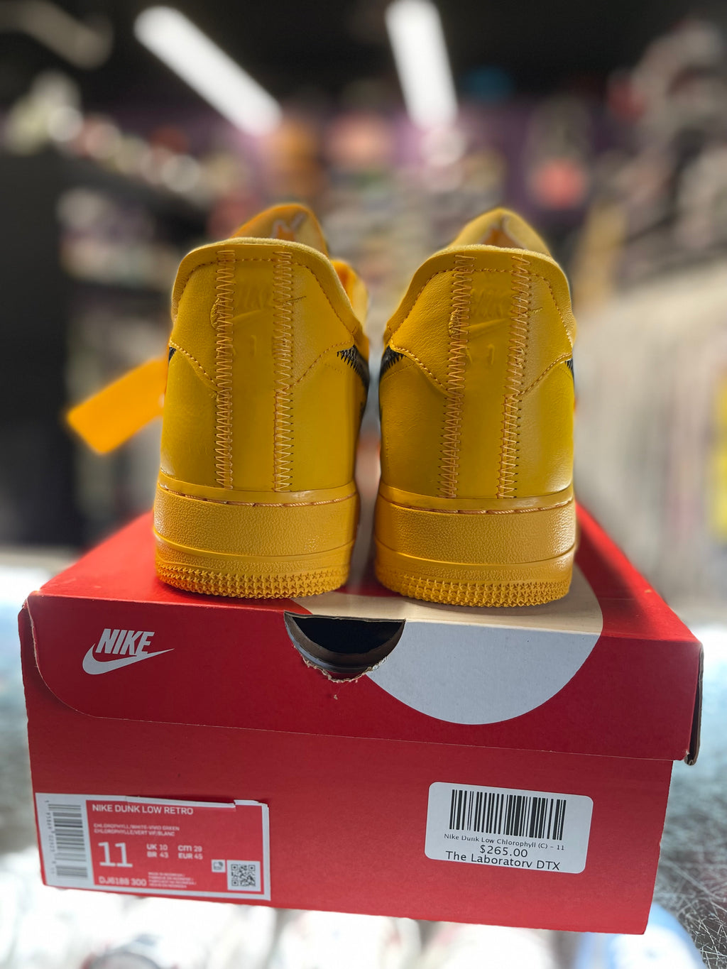 2021 Nike Air Force 1 Low "Off-White ICA University Gold"