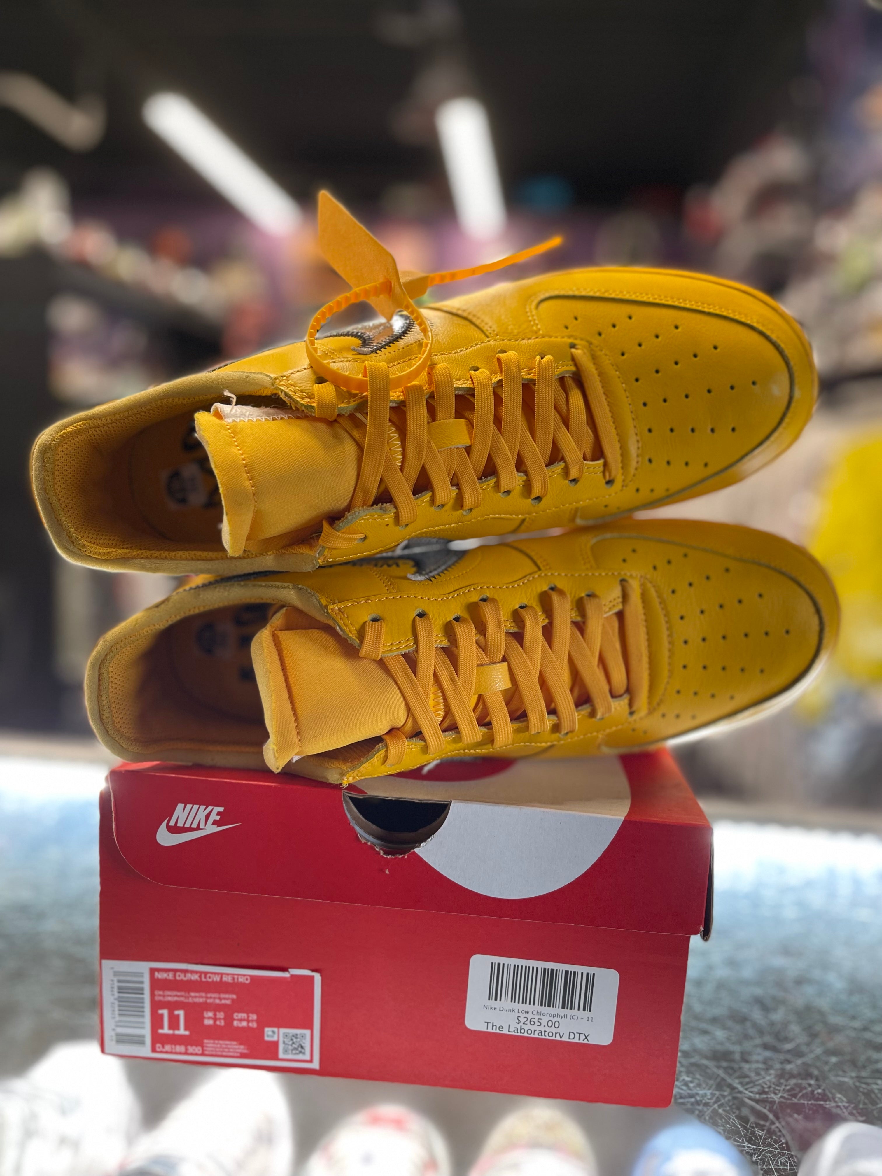 2021 Nike Air Force 1 Low "Off-White ICA University Gold"