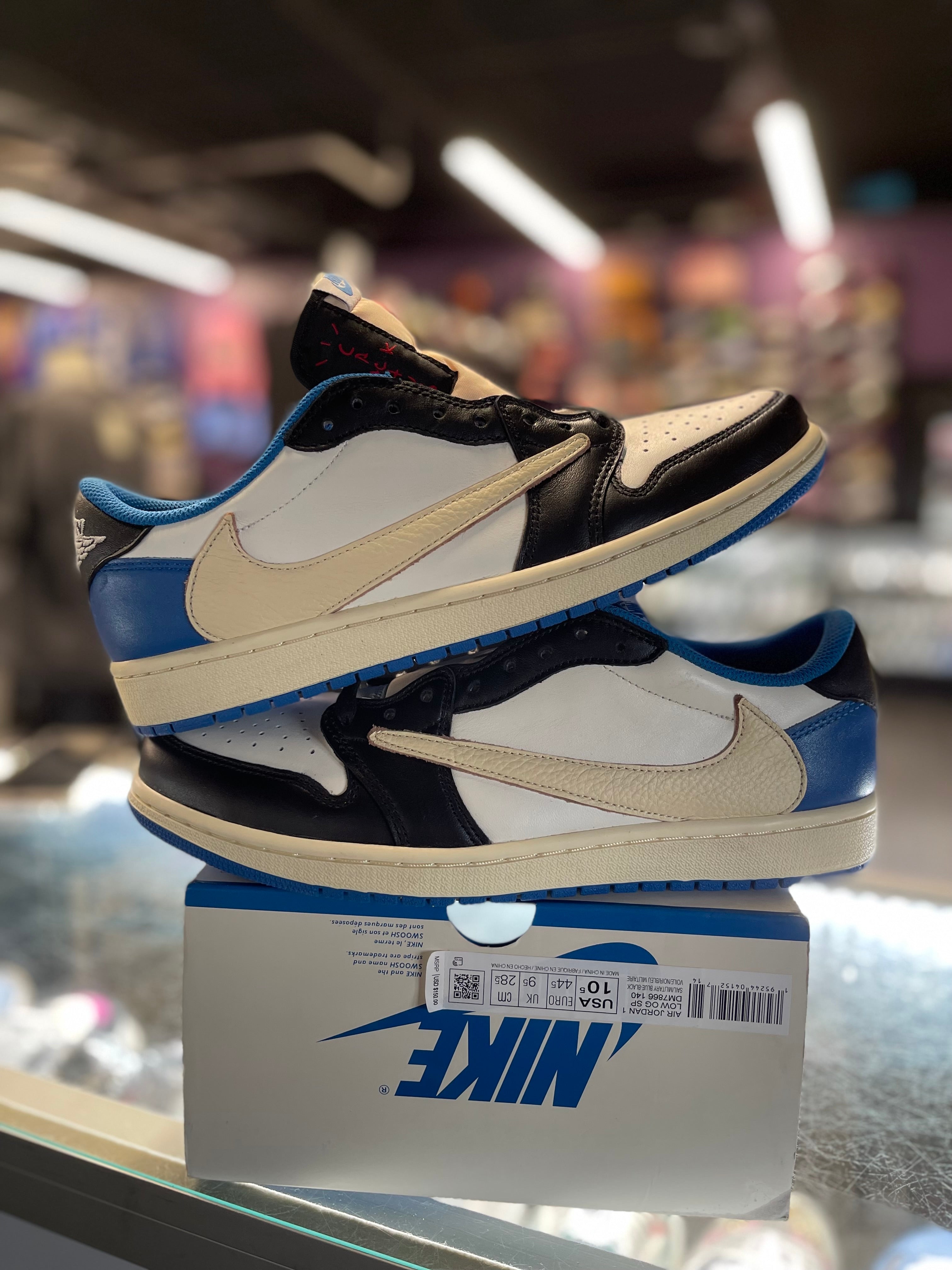 2021 Air Jordan Retro 1 Low "Fragment x Travis Scott"