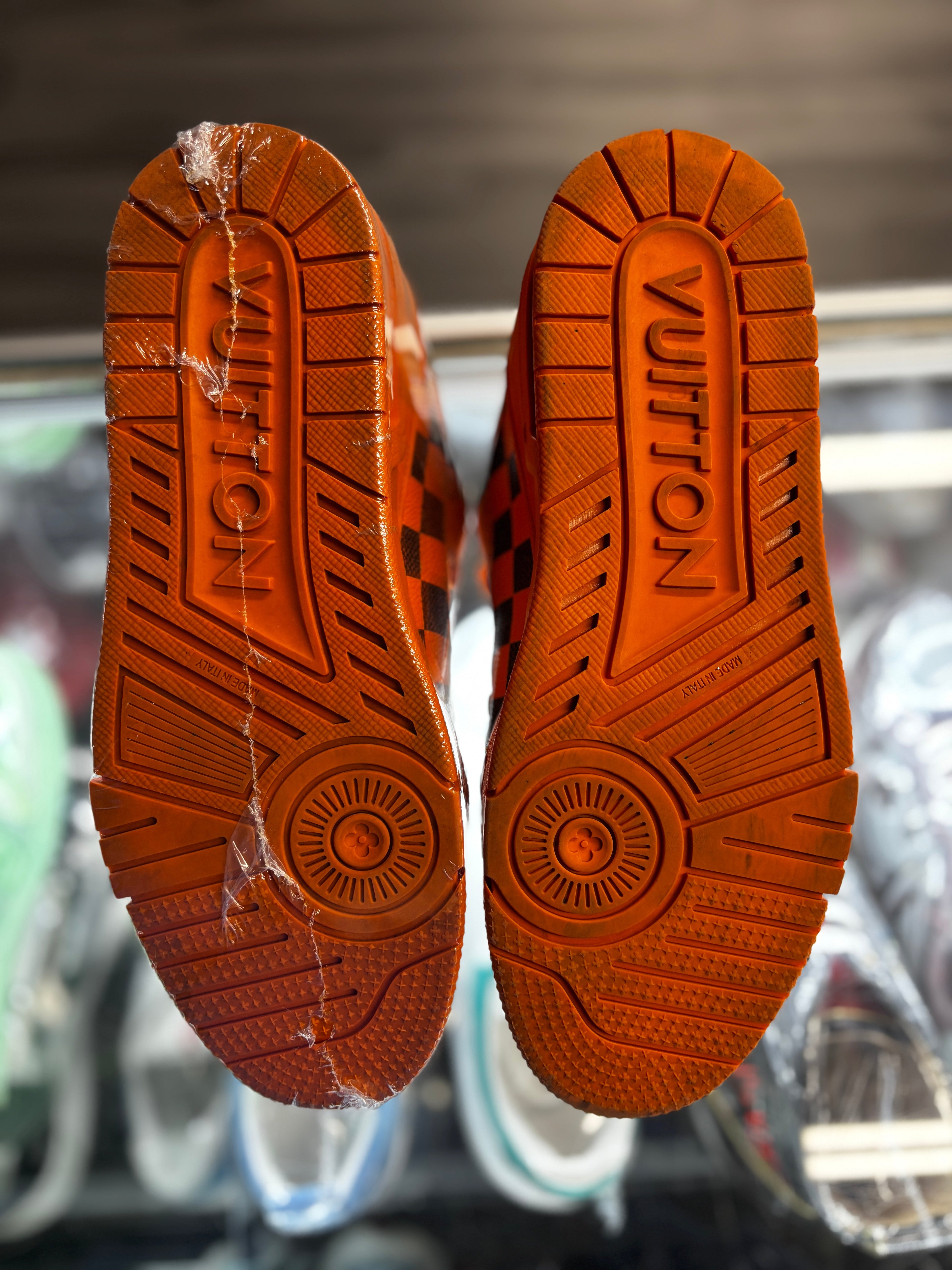 Louis Vuitton LV Trainer Damier "Orange"