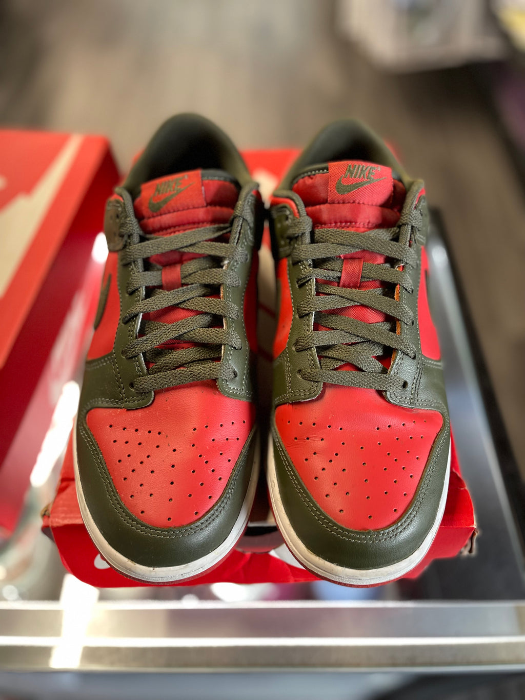 2023 Nike Dunk Low "Mystic Red Cargo Khaki"