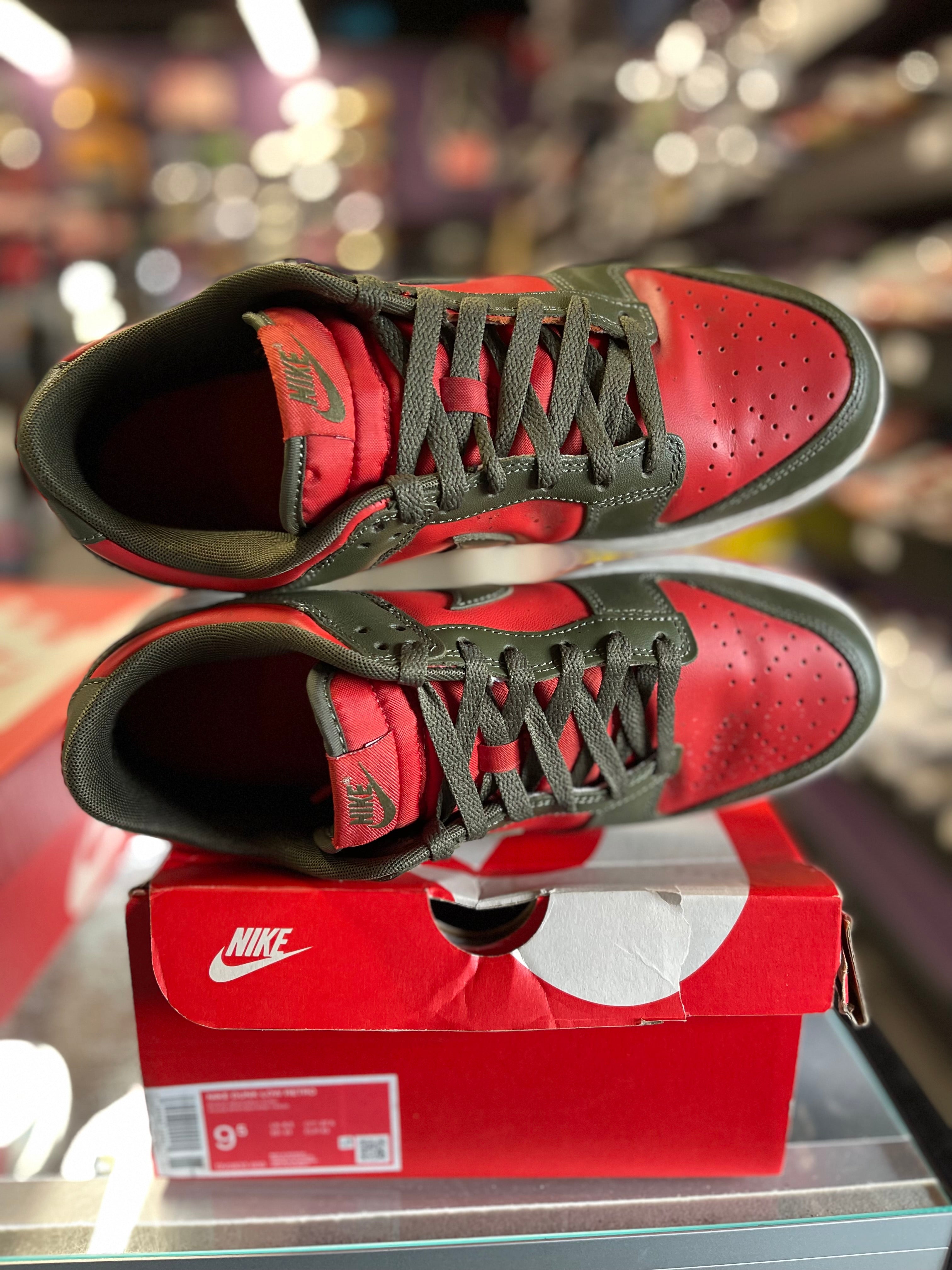 2023 Nike Dunk Low "Mystic Red Cargo Khaki"