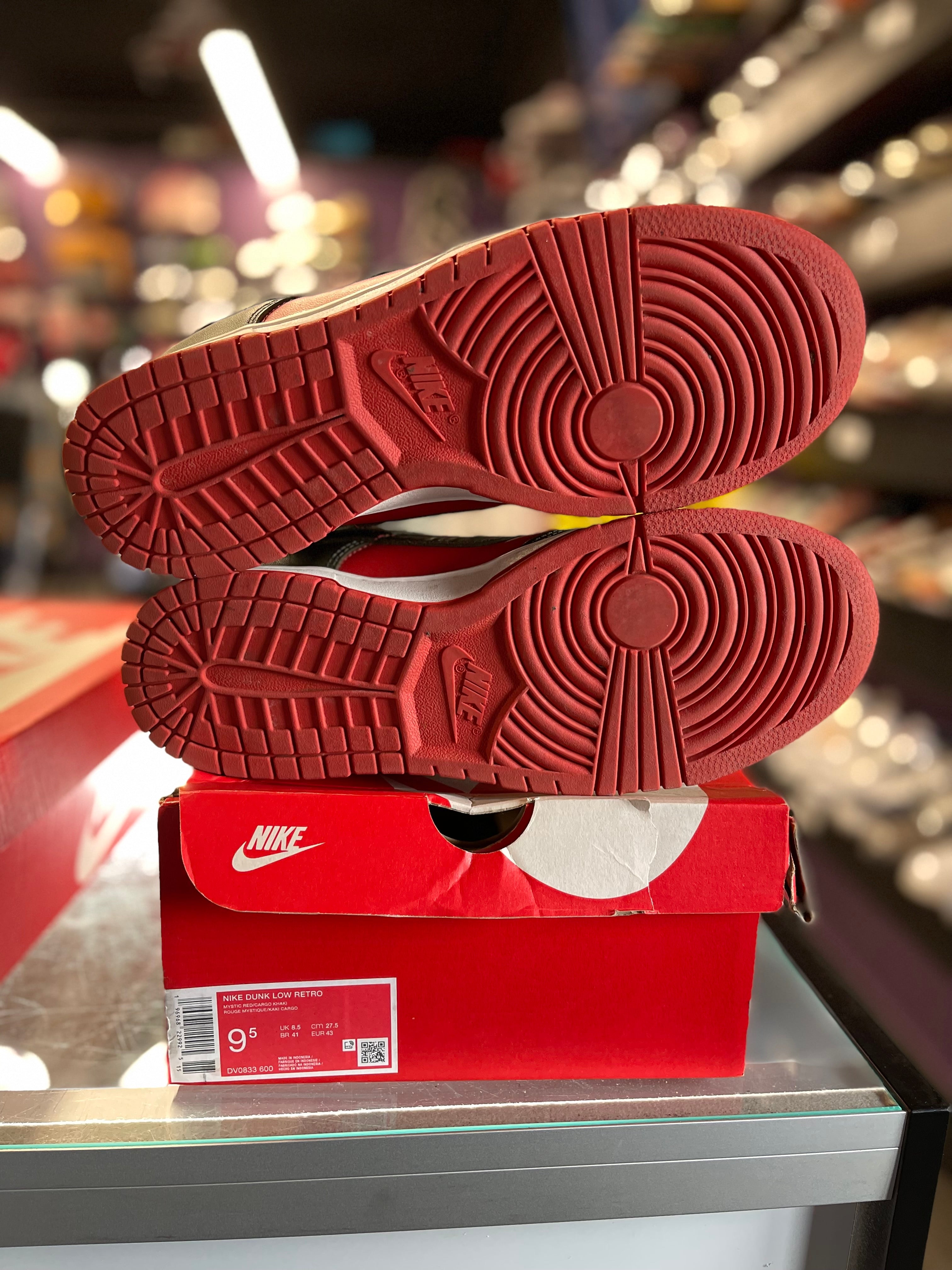 2023 Nike Dunk Low "Mystic Red Cargo Khaki"