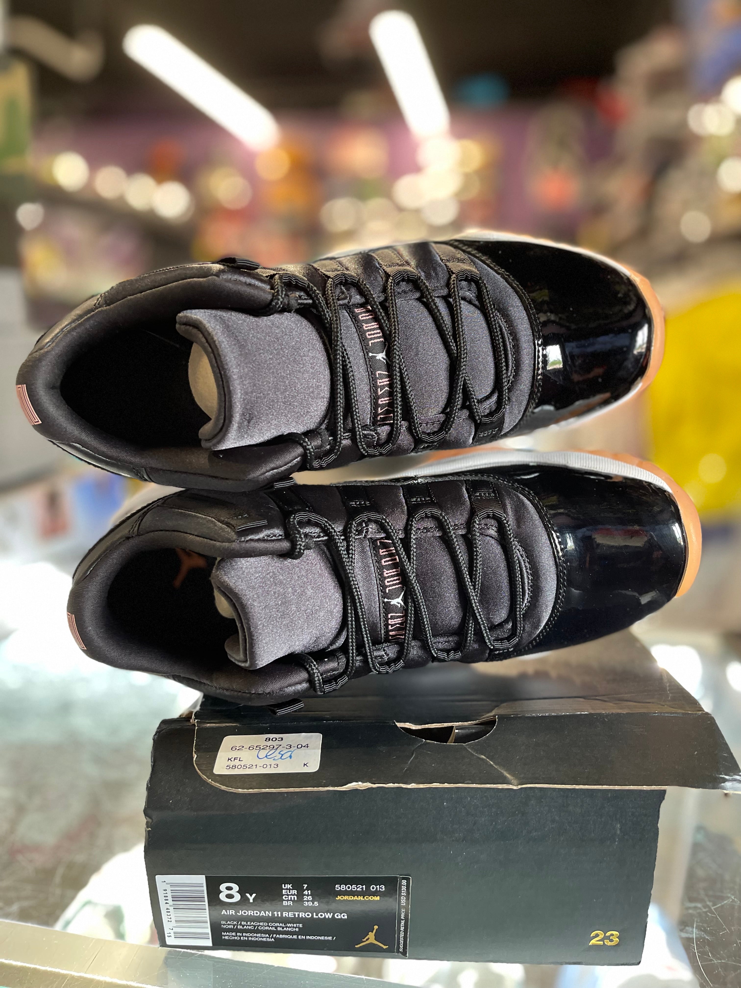 2018 Air Jordan 11 Retro Low "Bleached Coral" (GS)