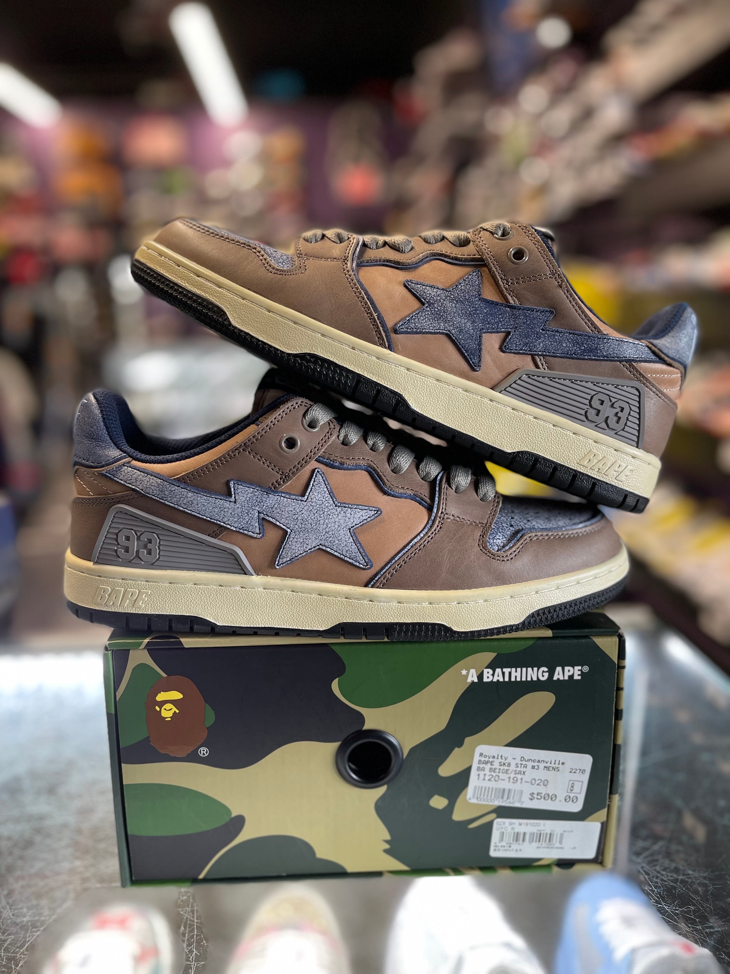 Bapesta Sk8 "Denim/Brown"