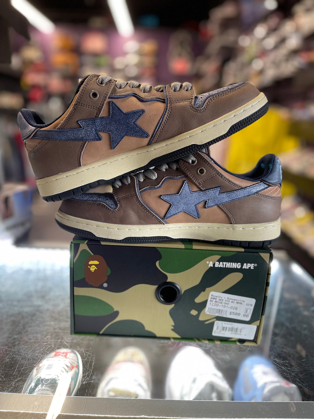 Bapesta Sk8 "Denim/Brown"