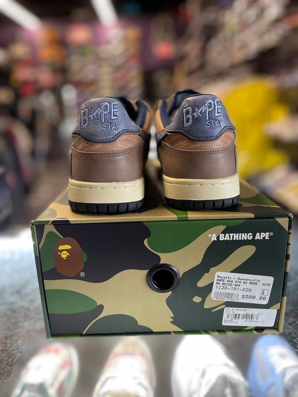Bapesta Sk8 "Denim/Brown"