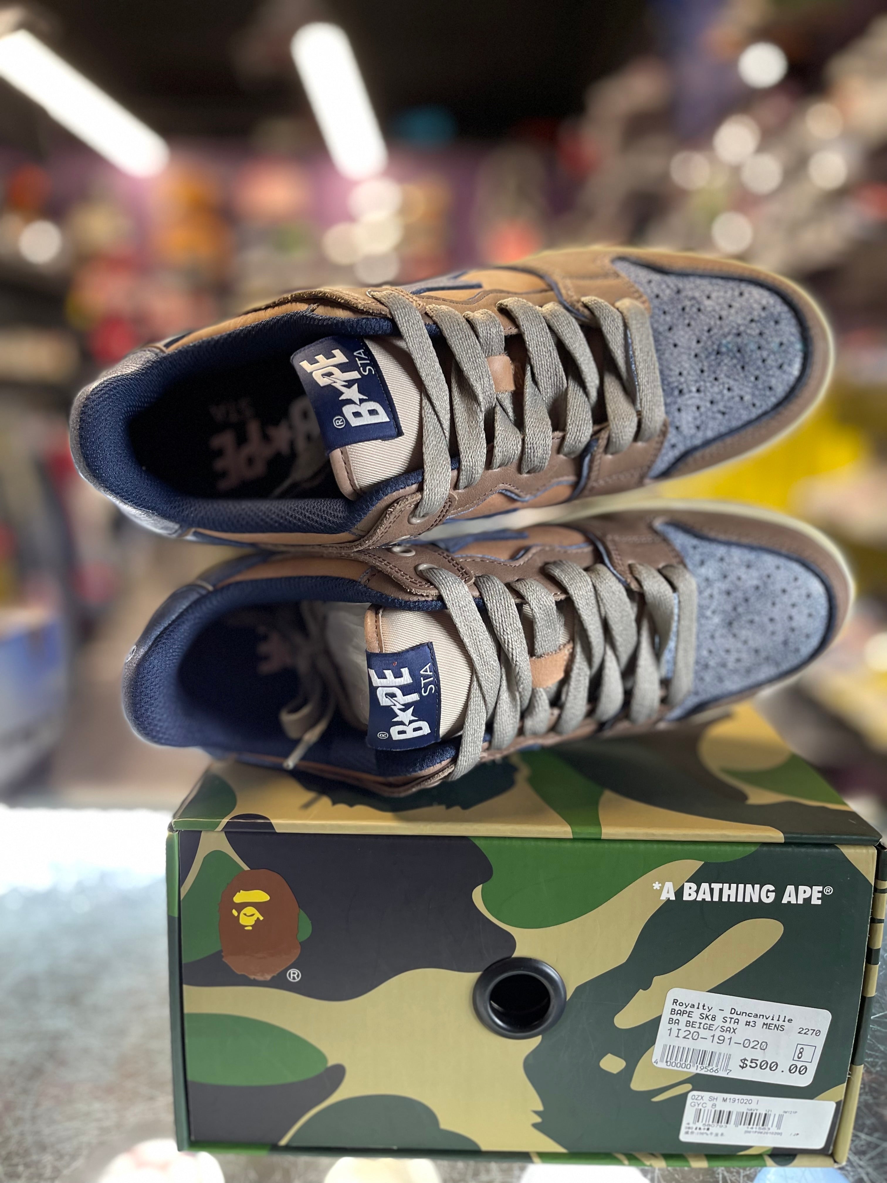 Bapesta Sk8 "Denim/Brown"
