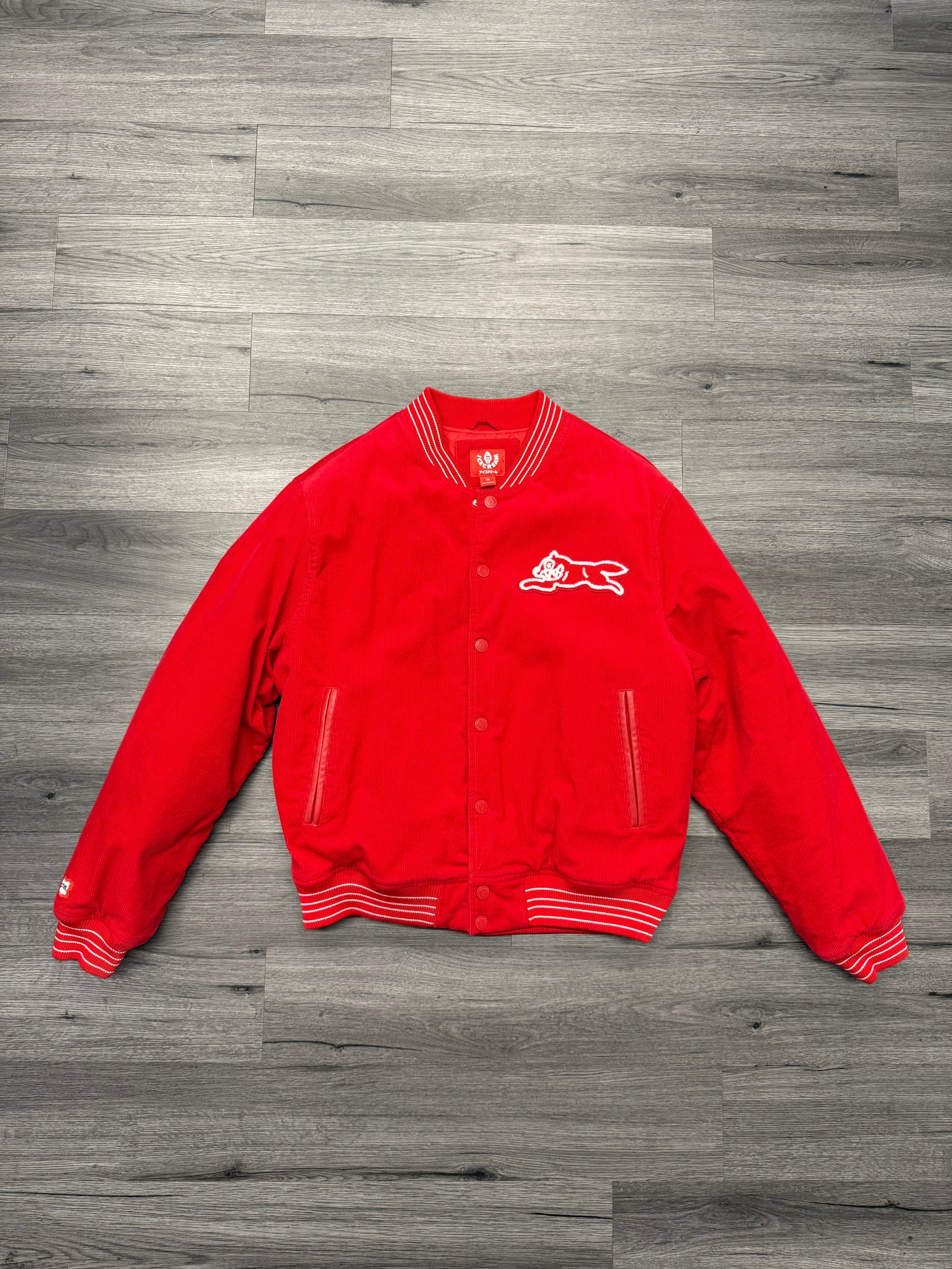 Ice Cream Varsity Jacket "Hounds Corduroy Red"