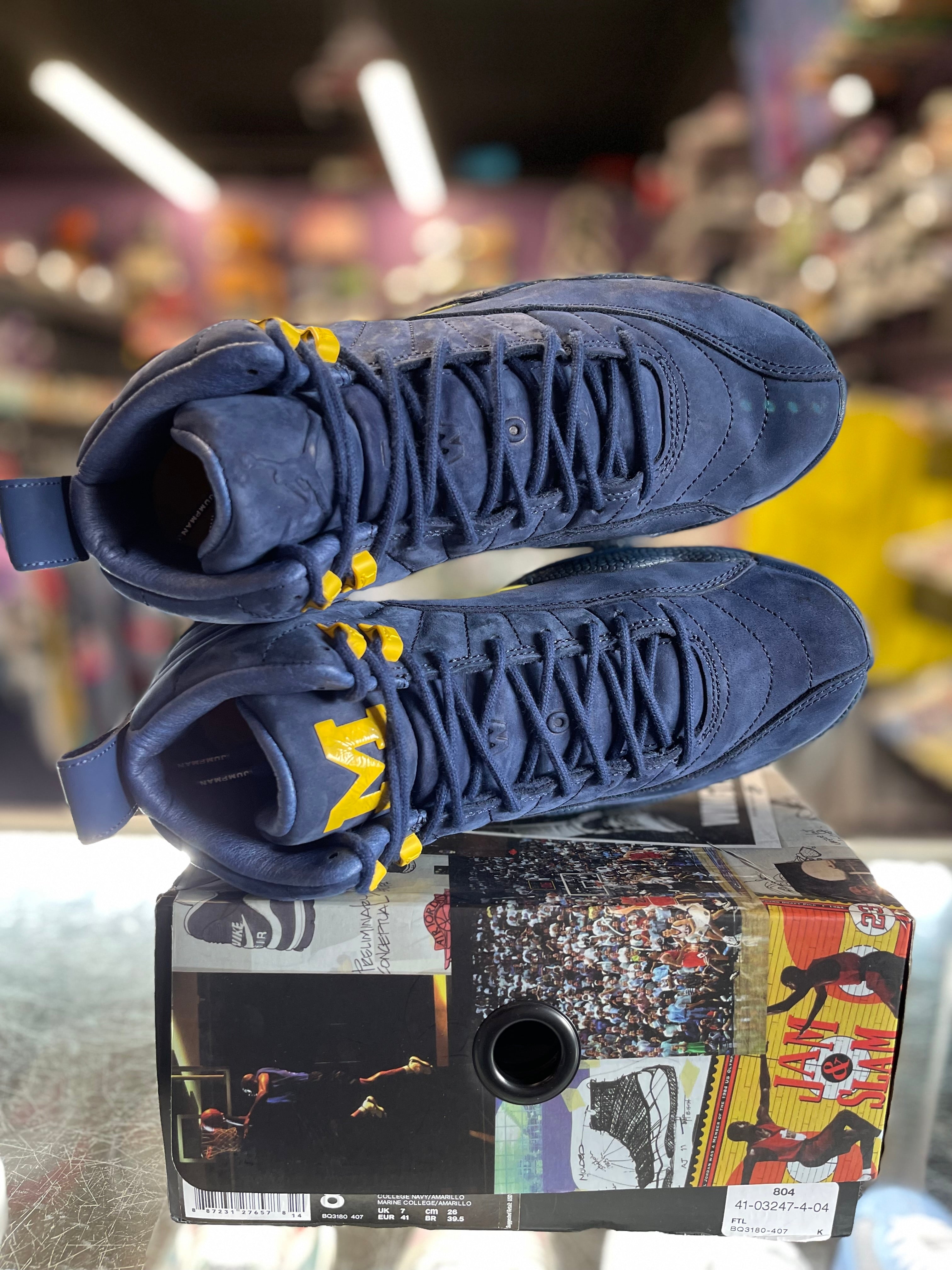 2018 Air Jordan 12 Retro "Michigan"