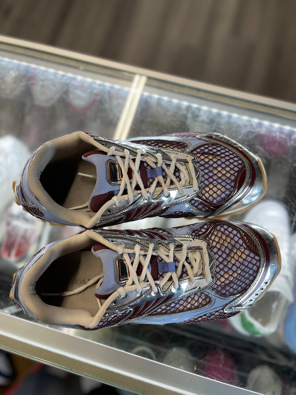 Bottega Venta Orbit Sneaker "Blue/Maroon"